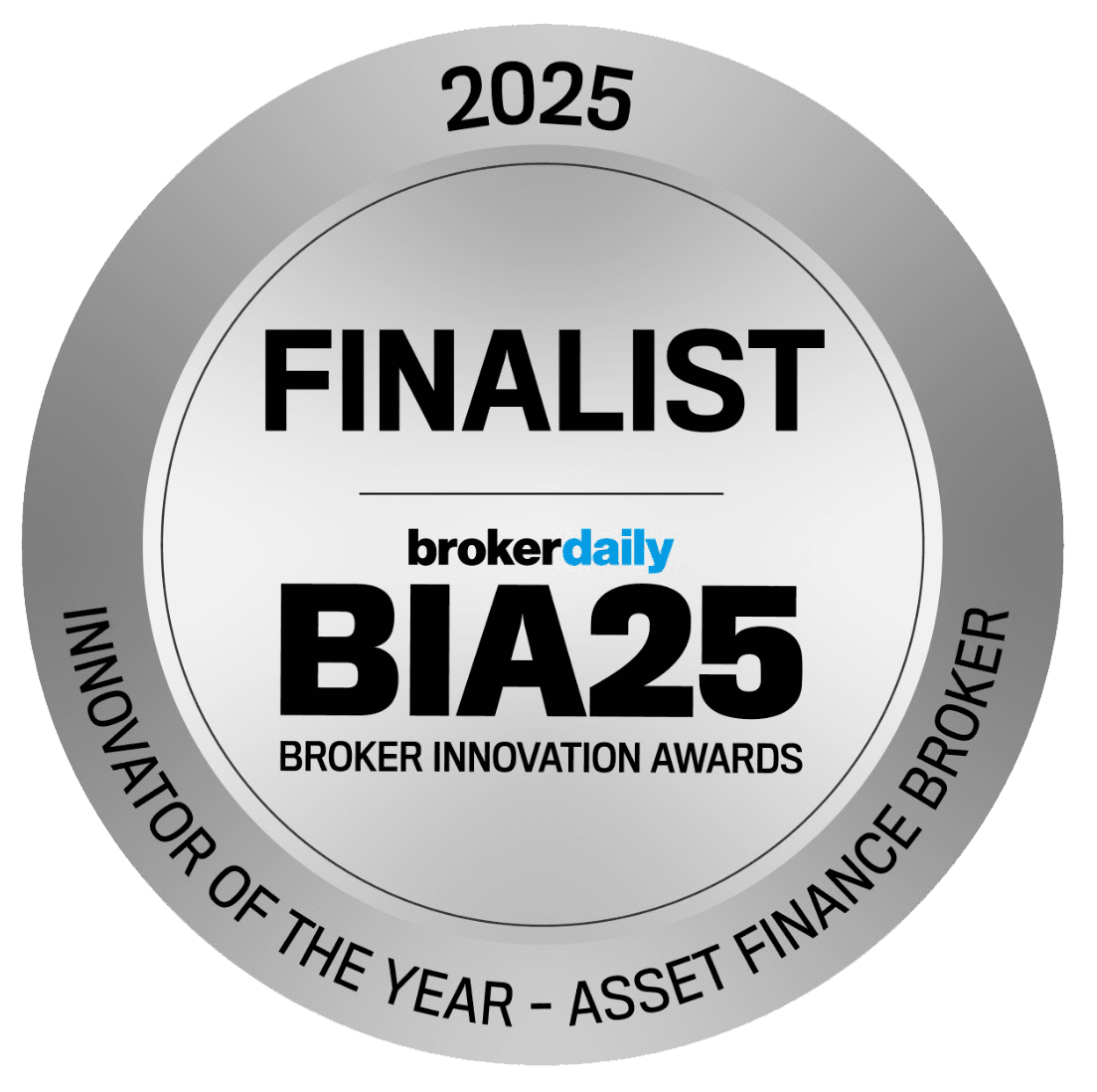 Broker Innovation Awards 2025 finalist badge