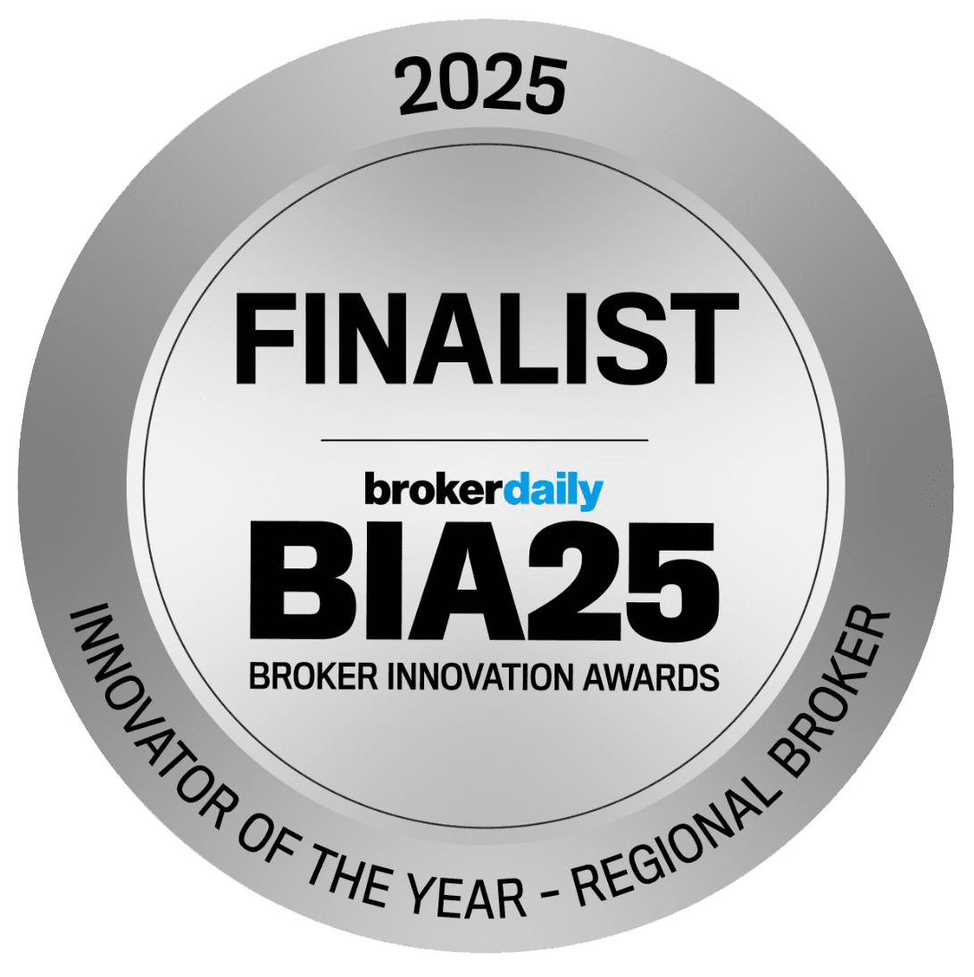 Broker Innovation Awards 2025 finalist badge
