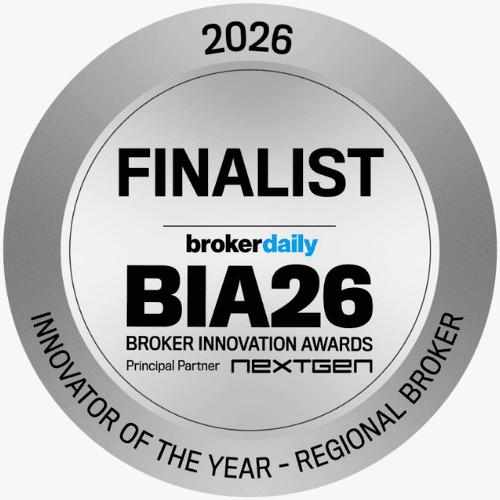 Broker Innovation Awards 2026 finalist badge