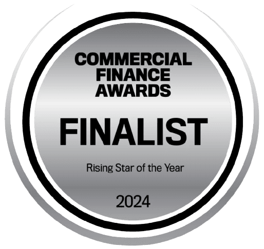 Commercial Finance Awards 2024 finalist badge